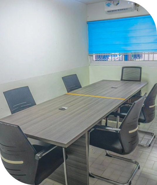Meeting room for small team discussions
